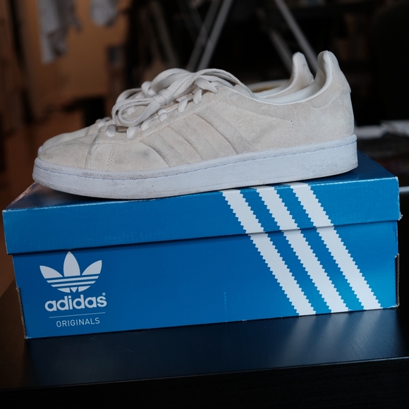 Adidas Campus in off-white suede - Picture 6 of 8
